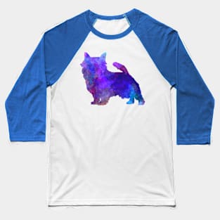 Norwich Terrier in watercolor Baseball T-Shirt